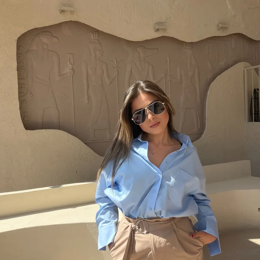 Poplin Oversize Gömlek, görünüm 1